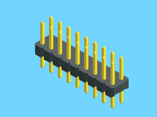 间距2.54 双排直针